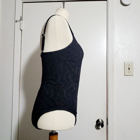 Catalina Black One Piece Swimsuit Size Large - Picture 4 of 10